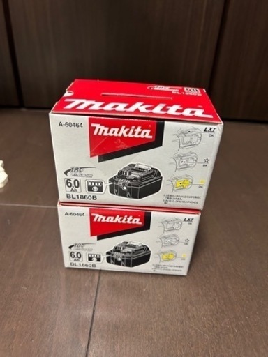 新品未開封　マキタ　18V 6A バッテリー