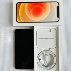 （美品）iPhone12mini 64GB ホワイト