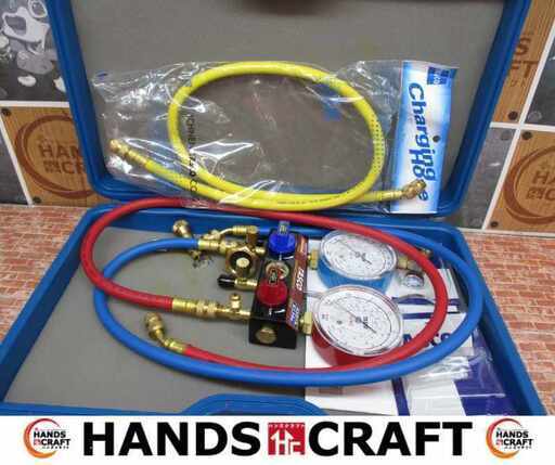 タスコ R407C/R404A/R134a/R507 ゲージマニホールド 中古品 【ハンズクラフト宜野湾店】