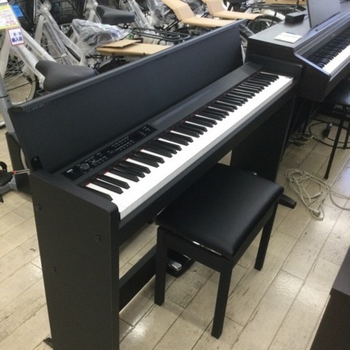 【✨スタイリッシュデザイン❗️✨音色数30種類❗️✨】定価¥63,140  KORG/コルグ  電子ピアノ  LP-380  2013年製  ブラック  椅子付き  ピアノ  88鍵盤