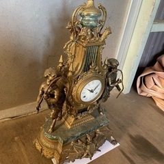 調度品 骨董品 時計 燭台