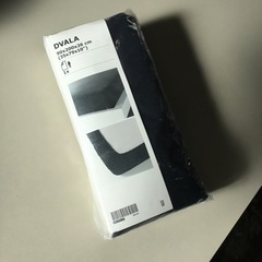 32.IKEA ボックスシーツ　ブラック　新品