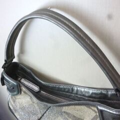 本物】BURBERRY バーバリー ハンドバッグ CNQINCHOQIN 3712560 グレー