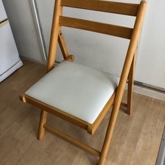 折りたたみ 木製 ダイニングチェア