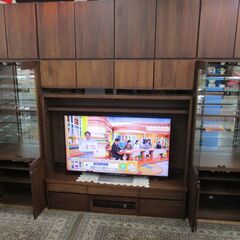 R216 Meuble Esprit モーブル エスプリー 壁面テレビボード、全幅305cm Used・美品