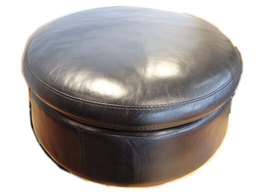 ACTUS アクタス オットマン 本革 ☆ 新札幌発 ACTUS Five by Five ラウンドオットマン アクタス 牛革