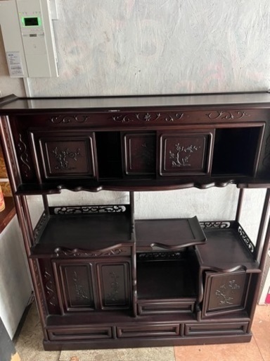 飾り棚　時代家具