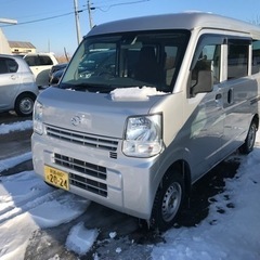 【ネット決済・配送可】車検長期　H27車　4WD　エブリィ　スク...