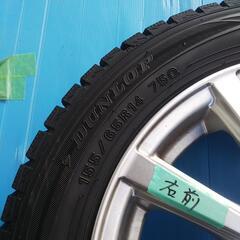DUNLOP ホイール付き スタッドレスタイヤ4本セット
