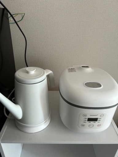 炊飯器　電子ケトルセット