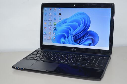 中古良品ノートパソコン 富士通 LIFEBOOK AH45/R Windows11+office 爆速SSD256GB core i3-4010U/メモリー8GB/15.6インチ/カメラ/ブルーレイ