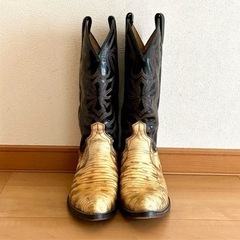 たむ様ダンポスト　DAN POST パイソンレザー　デッドストック　ヴィンテージ たむ様ダンポスト DAN POST パイソンレザー デッドストック