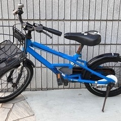子供用 自転車 16インチ ブルー 青 チャリ 