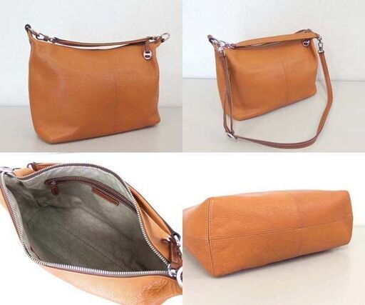 SOMES SADDLE ハンドバッグ 本革 ブラウン ショルダーストラップ付き