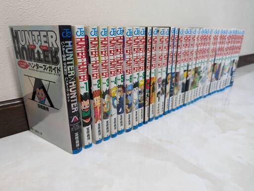 【取引完了】HUNTER×HUNTER全巻セット(1〜37巻)＋ハンターズガイド