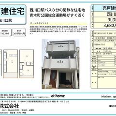 西川口駅バス8分。閑静な住宅地。青木町公園総合運動場近く。木造3...