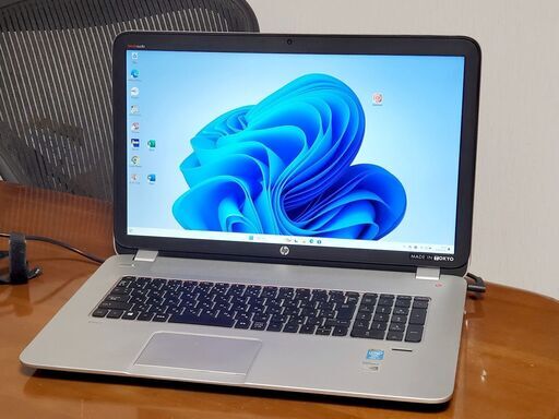 HP*ハイエンド*巨大17インチ/フルHD/グラフィックボード【win10+win11 起動7秒 CPUスコア5362】i7 SSD512GB office JW-CAD