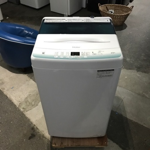 ☆値下げ☆K 2401-424 Haier 全自動電気洗濯機　2023年製　⒋5kg キズ汚れ有り