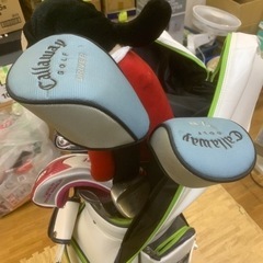 美品】FIDRA ゴルフバッグ クラブセット 付属品多数あり