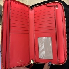 新品未使用】ケイトスペード 長財布 WLR00631 レザー ストラップ付き