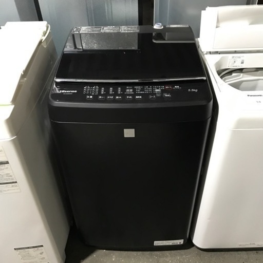 2401-432 Hisense 全自動電気洗濯機 2019年製 5.5kg キズ汚れ有り