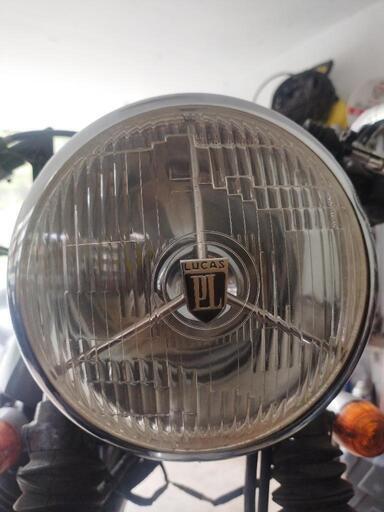 バイクヘッドライト　ルーカス　sr400