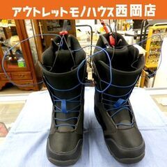 美品 スノーボードブーツ  LFA 24.5㎝ 黒×青 シューレ...
