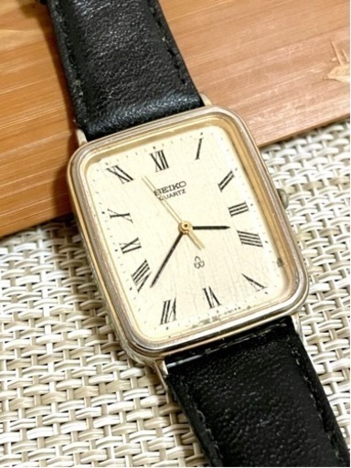 SEIKO シャリオスクエアレクタンギュラー金黒