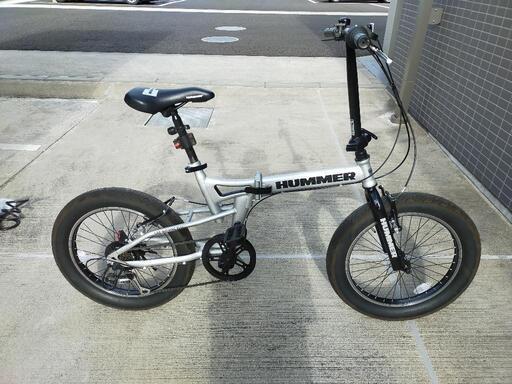 【美品】【5ヶ月の中古】ハマー[HUMMER]\n\nFAT-BIKE 20インチ 折りたたみ自転車\n\n