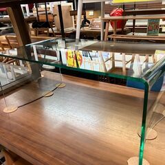 Francfranc フランフラン ガラステーブル オールガラス 一枚ガラス No