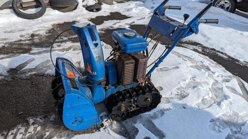 YAMAHA SNOWMATE YSM555 ヤマハ 除雪機 5 馬力 ブルー 現状販売 パワフル