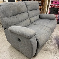 【愛品館 江戸川店 ソファ】 NITORI（ニトリ）ファブリック 電動リクライニング2Pソファ ID:156-019504-007