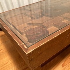 お取引中】クラッシュゲート ABCリビングテーブル