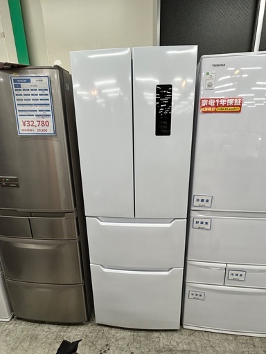 安心の1年保証付き！！ maxzen 4ドア冷蔵庫 JR32OHMO1WH 2022年製 320L キズ有