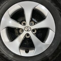 【BS BLIZZAK VRX2 195/65R15】スタッドレス【トヨタ 30プリウス後期 純正ホイール 15インチ 6J5HPCD100+45】　(VTL004)