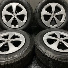 【BS BLIZZAK VRX2 195/65R15】スタッドレス【トヨタ 30プリウス後期 純正ホイール 15インチ 6J5HPCD100+45】　(VTL004)
