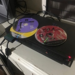 PS2本体、ソフト、メモリーカード