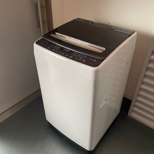 高年式　美品　ハイセンス 全自動洗濯機　8kg 2021年式　HW-DG80A