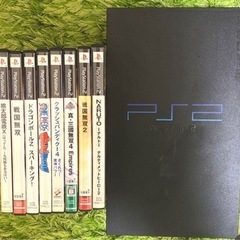 【ネット決済・配送可】PlayStation2 本体 ＋ゲームソ...