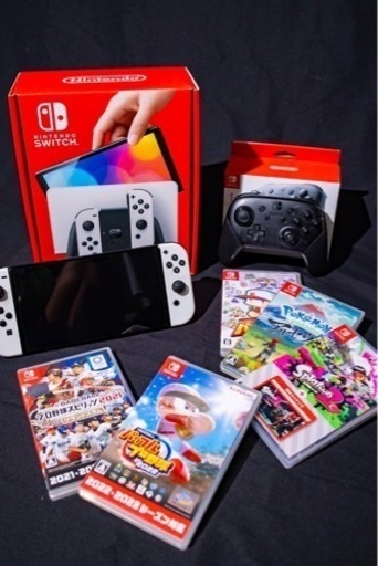 Nintendo Switch本体有機EL＋プロコン＋ケース入れ ※ソフトは完売しました
