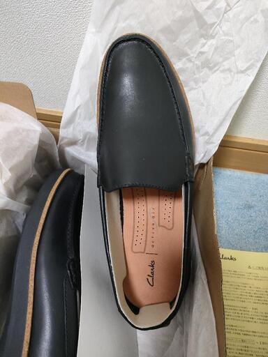 Clarks  スリッポン フェアフォードステップ 革靴 メンズ