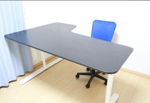 IKEA BEKANT べカント IKEA べカント 電動昇降L字型パソコンデスク IKEA べ