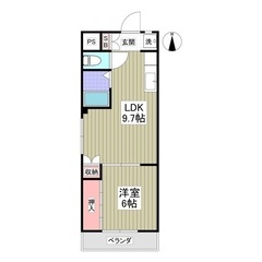 （（１ＬＤＫ））💖川越市💖川越駅徒歩１２分💖敷金礼金０円💖フリー...