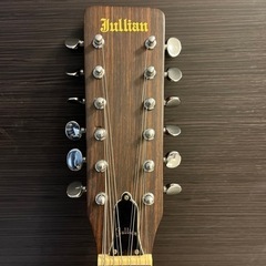 送料無料 まだあります。12弦ギター 国産 黒澤楽器ジュリアン 塗装綺麗