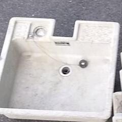 立水栓パン　足洗　水道排水