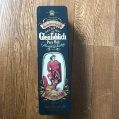 Glenfiddich Pure Malt ウイスキーのブリキ空...