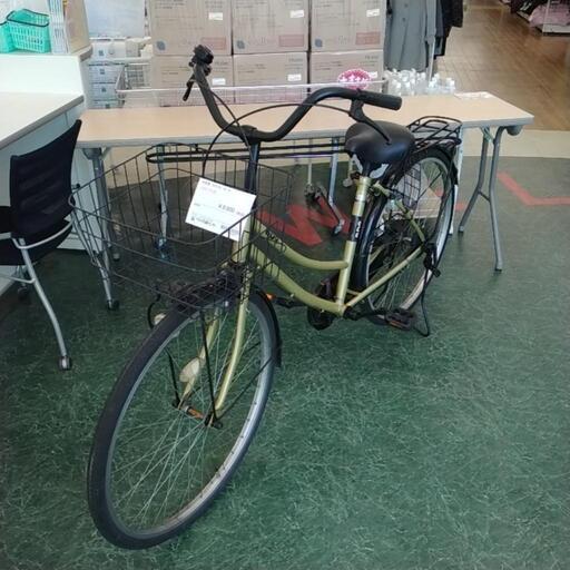 自転車 26インチ カーキ TJ2849
