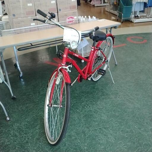 自転車 26インチ 赤 TJ2852
