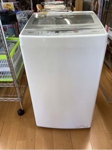 J9【バルスリサイクル相模原店】お買い上げありがとうございました‍♀️✨洗濯機 】AQUA  5.0kg AQW-S5M（W） 2021製 白
