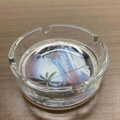 【中古】灰皿　ガラス　ハワイ